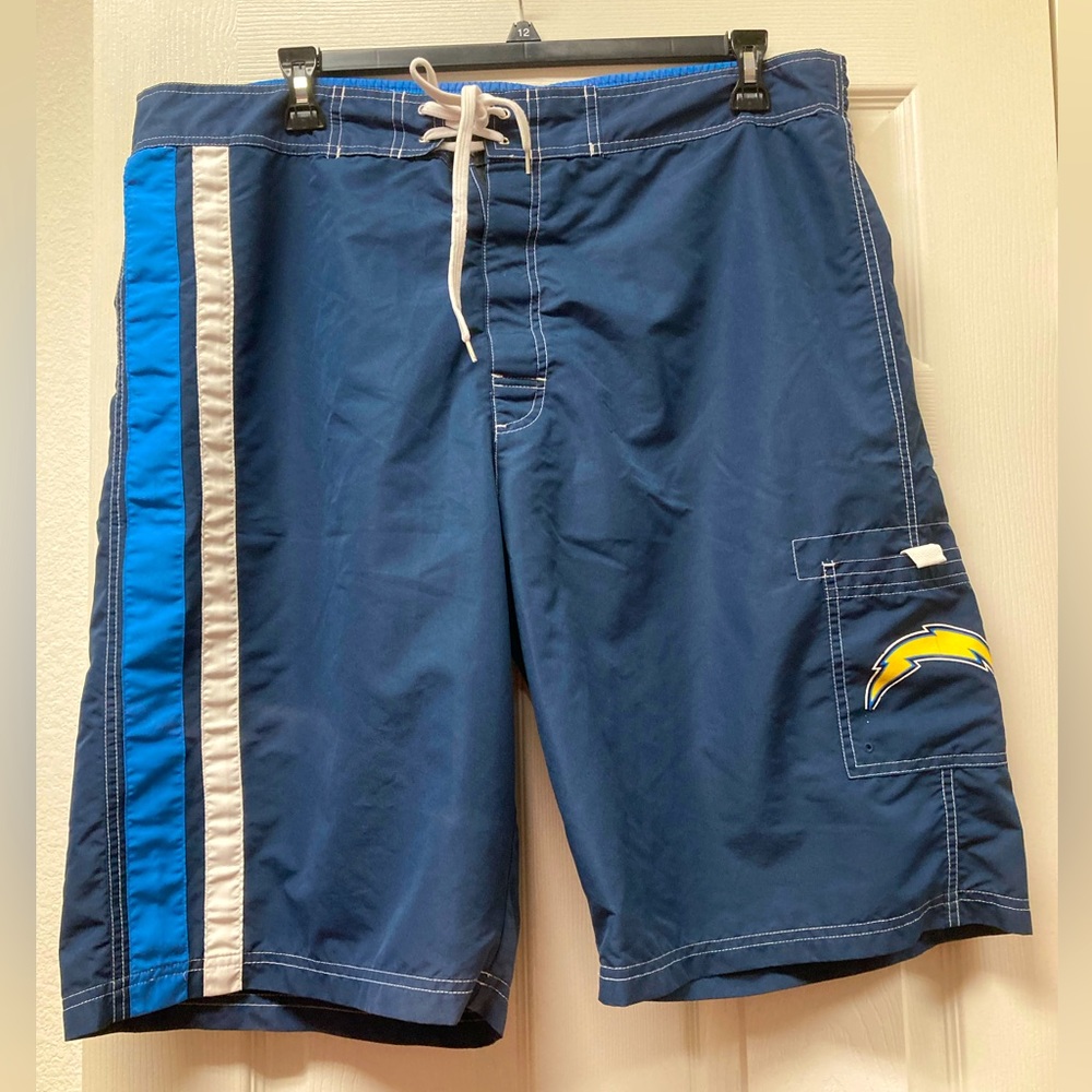 L. A. CHARGERS (NFL) Swim Trunks -Size XXL